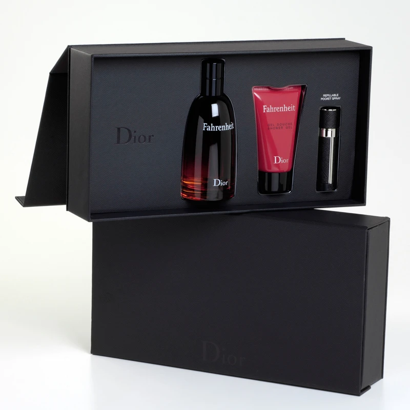 Confezione Dior Fahrenheit Edt 100 Ml Vapo +pocket Spray+gel Doccia 1 Confezione Dior Fahrenheit Edt 100 Ml Vapo +pocket Spray+gel Doccia